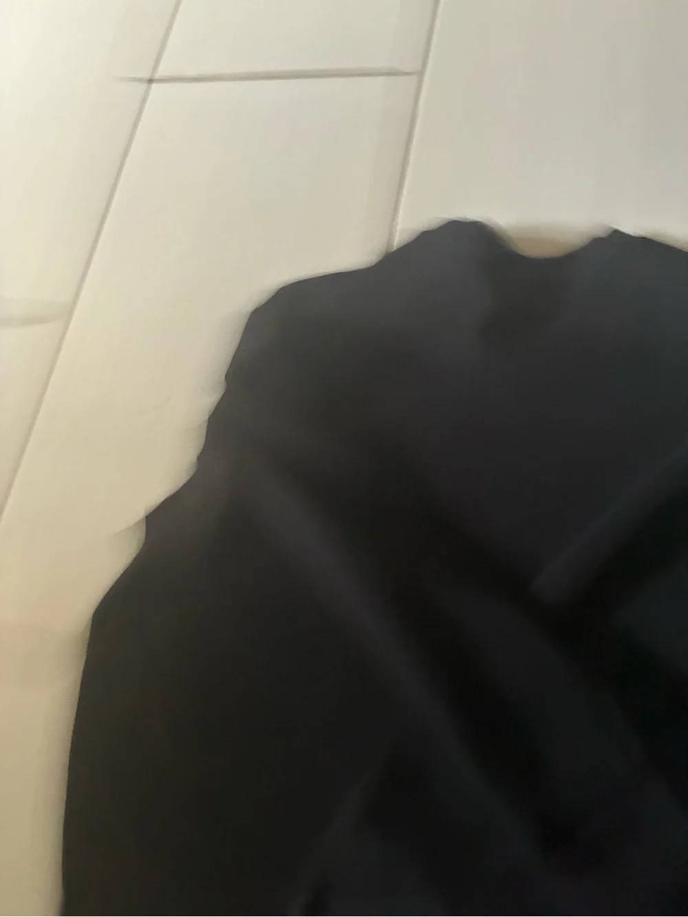 A/X Armani Exchange Black Crewneck Sweatshirt with Gold Logo